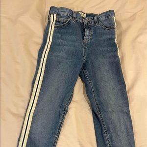 Topshop high waisted jeans.